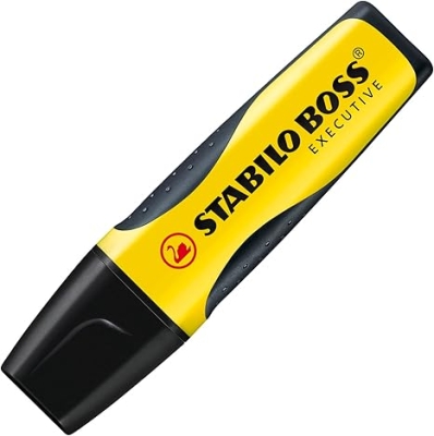 Текст маркер Stabilo - Boss Executive, Жълт