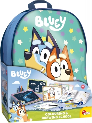 Комплект за рисуване 2 в 1 Lisciani - Bluey, С раница