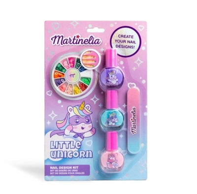 Детски комплект за маникюр Martinelia - Little Unicorn, 5 части