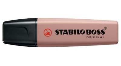 Текст маркер Stabilo - Boss Original Nature Colors, Тъмнокафяв