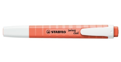 Текст маркер Stabilo - Swing Cool, Pastel, Коралово червен