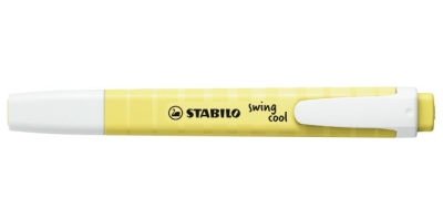 Текст маркер Stabilo - Swing Cool, Pastel, Млечно жълт