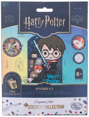 Комплект стикери Craft Buddy - Harry Potter, Диамантен гоблен, асортимент
