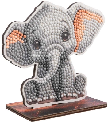 Комплект за диамантена бродерия Craft Buddy - Crystal Art Buddies, Слонче