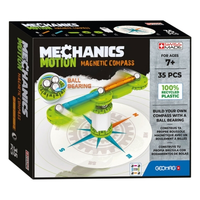 Магнитен конструктор Geomag - Mechanics, Компас, 35 части