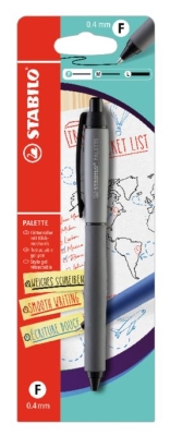 Химикалка Stabilo - Palette F, Блистер, Черно