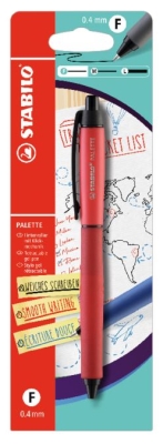 Химикалка Stabilo - Palette F, Блистер, Червен