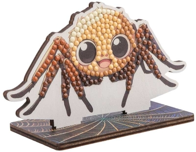 Комплект за диамантена бродерия Craft Buddy - Crystal Art Buddies, Паяк