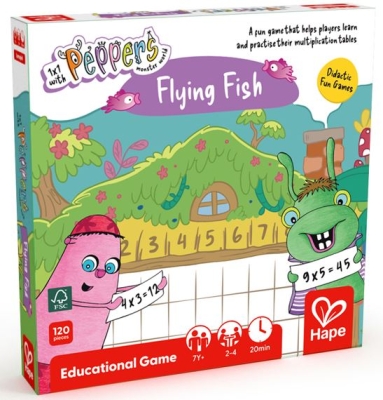 Образователна настолна игра Hape - Летяща риба