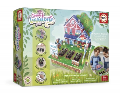 Образователна игра Educa - Dream Garden, Овощна градина