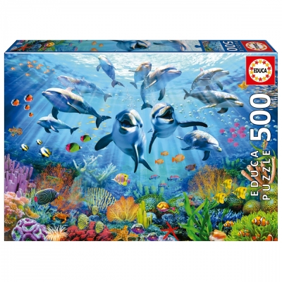 Пъзел Educa - Парти в морето, 500 части