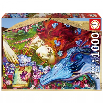 Пъзел Educa - Сейнт Жорди, 1000 части