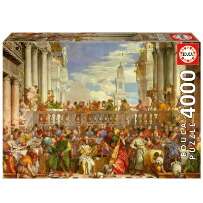 Пъзел Educa - Сватбата в Кана, 4000 части