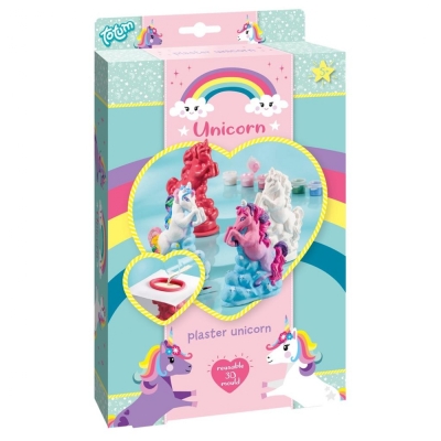 Творчески комплект Totum - Еднорог, Направи сам, Гипсови кончета