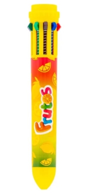 Ароматизирана многоцветна химикалка 10 в 1 Astra - Frutos