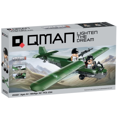 Конструктор Qman - Лек щурмови планер DFS230, 234 части