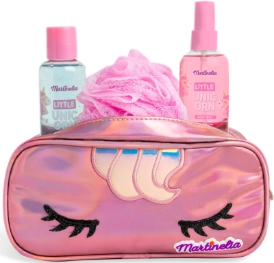 Детски комплект за баня Martinelia - Малък еднорог, С принадлежности