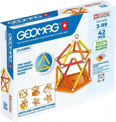 Магнитен конструктор Geomag - Classic, 42 части