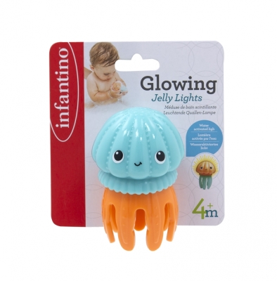 Сензорна играчка Infantino - Медуза, Със светлини