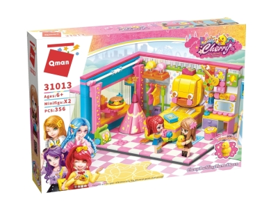 Конструктор Qman - Cherry, Тематична стая, 356 части