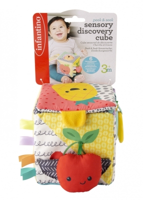 Бебешки сензорен куб Infantino - Плодове