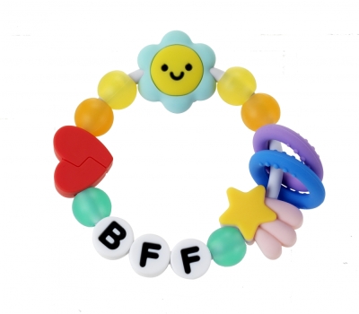 Силиконова бебешка гризалка Infantino - Най-добри приятели