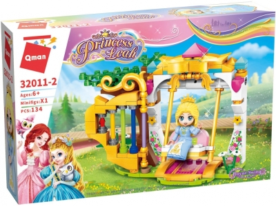 Конструктор Qman - Princess Leah, Люлка за принцеси, 134 части
