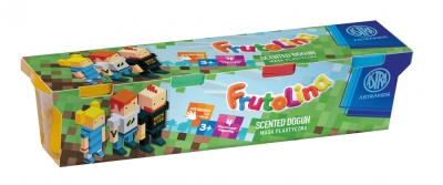 Комплект моделин Astra - Frutolina, Pixel, 4 цвята