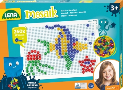 Комплект за мозайка Lena - Прозрачен, 260 части