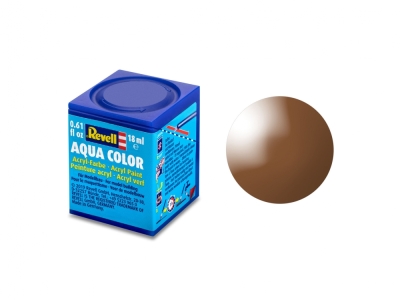 Акрилна боя Revell - Aqua Color, Тинесто - кафява, Гланц, 18 ml