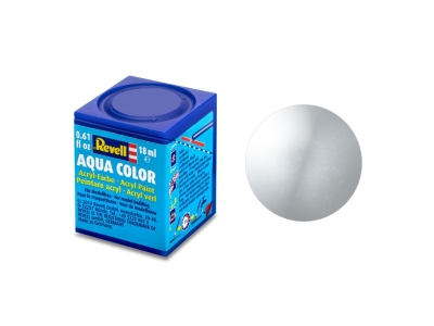 Акрилна боя Revell - Aqua Color, Алуминиевa, Mеталик, 18 ml