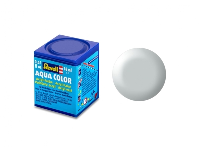 Акрилна боя Revell - Aqua Color, Копринено светлосивa, 18 ml