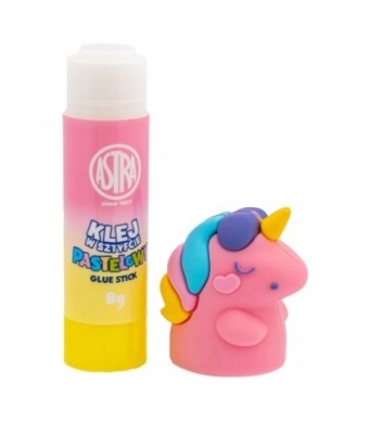 Лепило с 3D капачка Astra - Еднорог, 8 g, асортимент