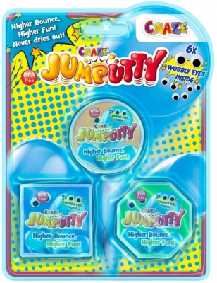 Игрален комплект Craze - Смес за подскачащи топки, 3 цвята