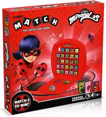 Настолна игра Winning Moves - Top Trumps Match, Miraculous