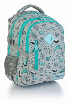 Ученическа раница Head - Животинки