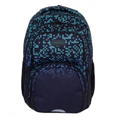 Ученическа раница Head - Зелени блокчета
