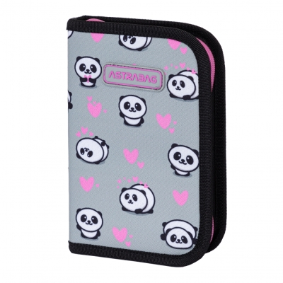 Ученически несесер с пособия Astra - Панди, Сив