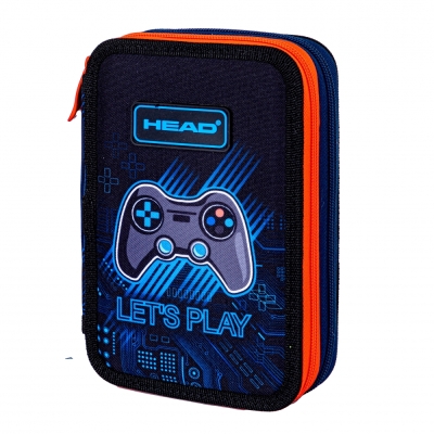 Ученически несесер Head - Хайде да играем, с 2 ципа