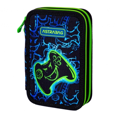 Ученически несесер Astra - Джойстик, 2 ципа