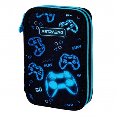 Ученически несесер Astra - Отивам да играя, с 2 ципа