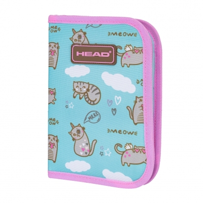 Ученически несесер Head -  Коте, с 1 цип