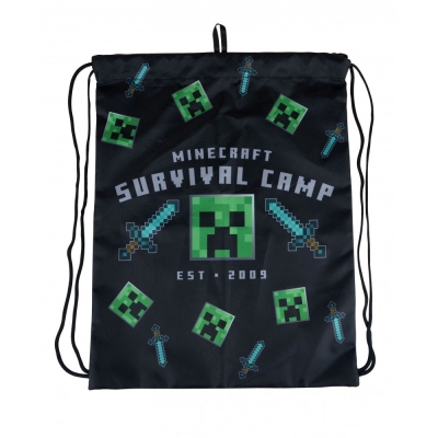 Спортна торба Astra - Minecraft, Черна