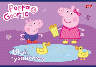 Блокче за рисуване St.Majewski - Peppa Pig, A4, 20 листа