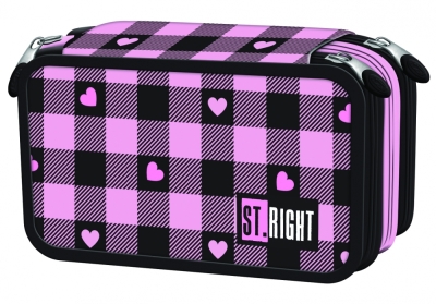 Ученически несесер с пособия St.Majewski - St.Right, Розови сърца