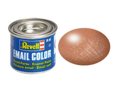 Емайлна боя Revell - Email Color, Бакърено-медна, Металик, 14 ml