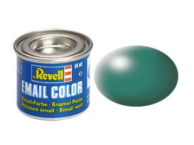 Емайлна боя Revell - Email Color, Копринено платиненозеленa, 14 ml