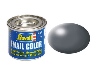 Емайлна боя Revell - Email Color, Копринено тъмносивa, 14 ml