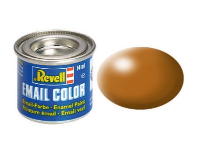 Емайлна боя Revell - Email Color, Копринено дървесно кафява, 14 ml
