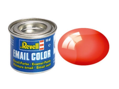 Емайлна боя Revell - Email Color, Чисто червенa, 14 ml